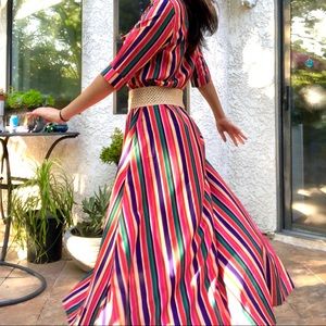 Multicolor maxi dress!